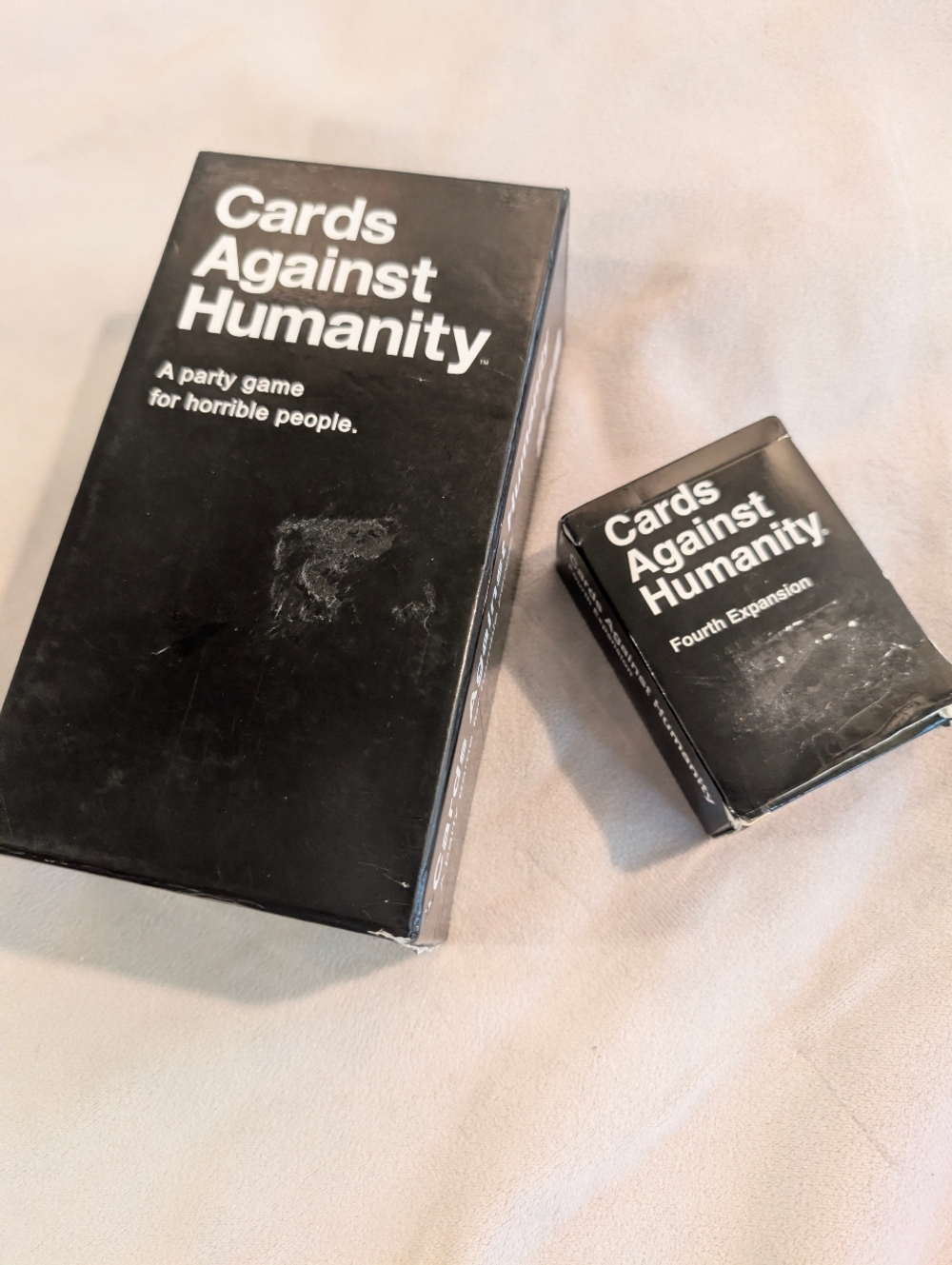 Cards Against Humanity Game & Fourth Expansion Party Game Bundle